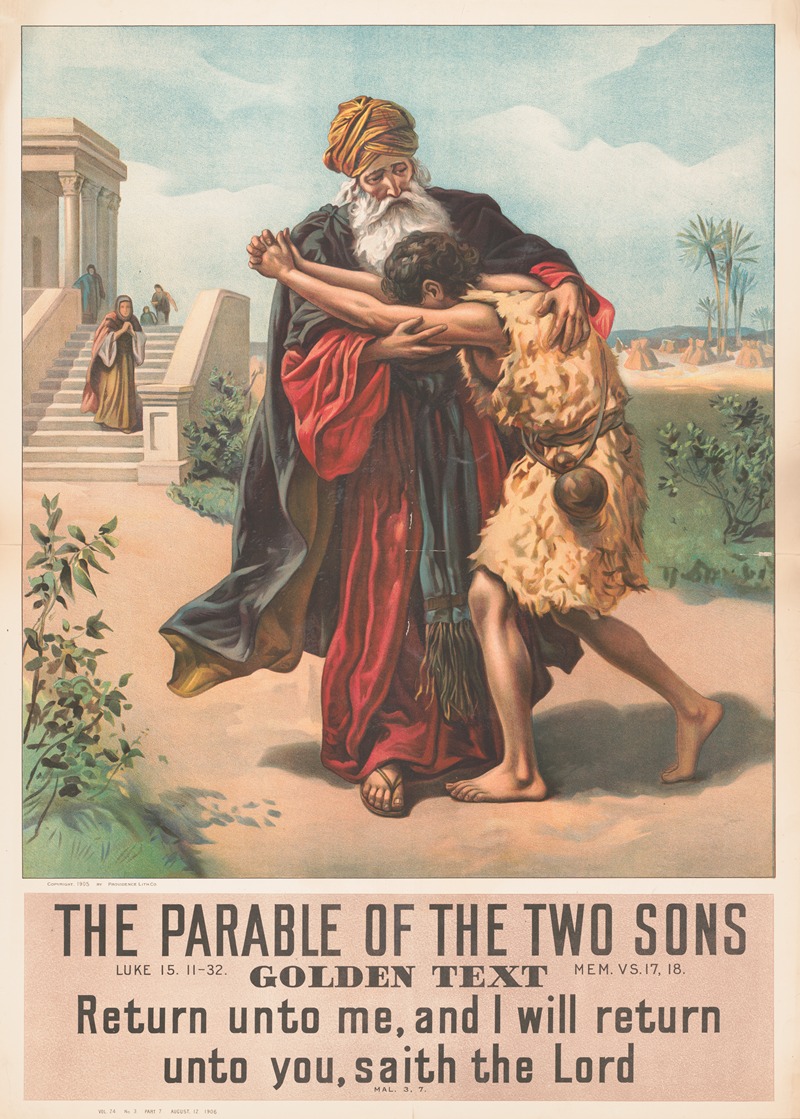 Providence Lith. Co - The parable of the two sons