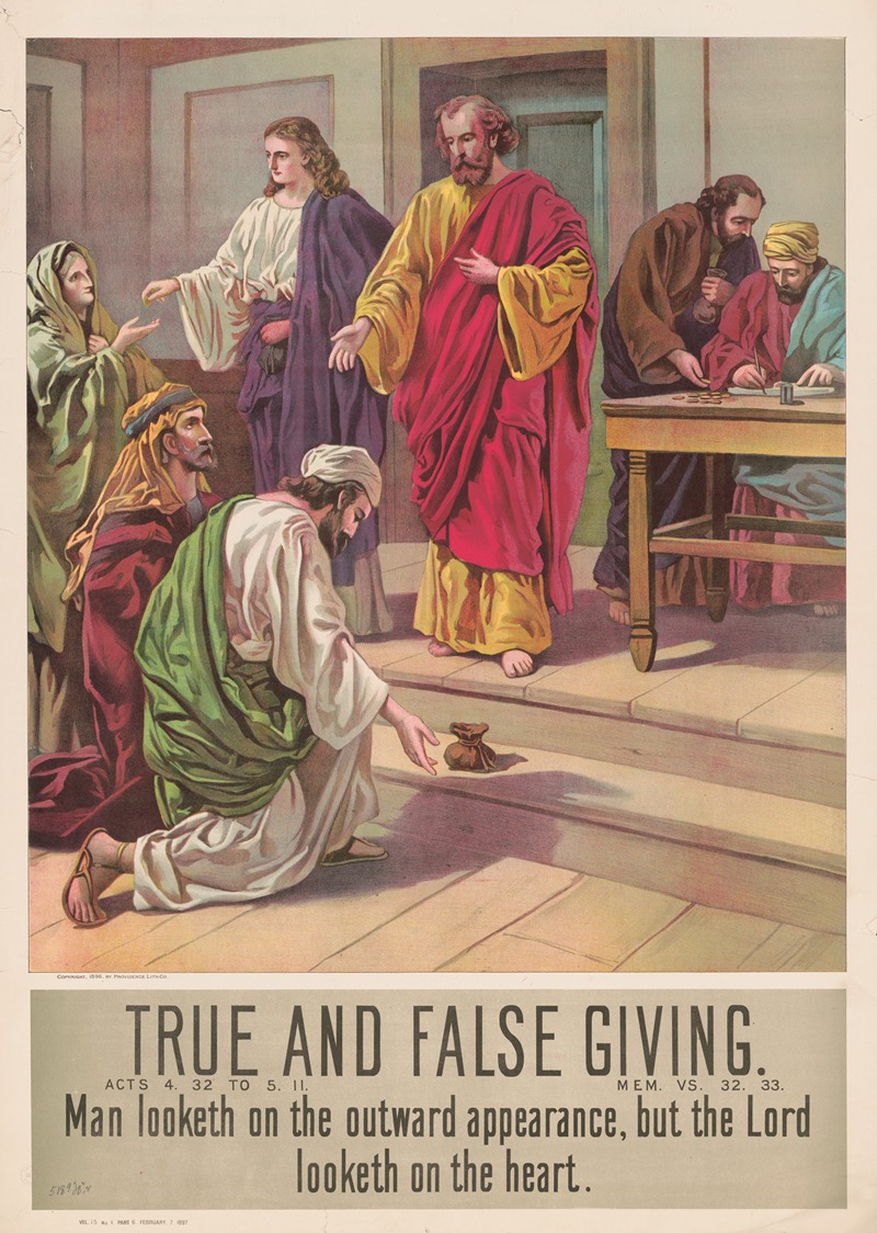 Providence Lith. Co - True and false giving