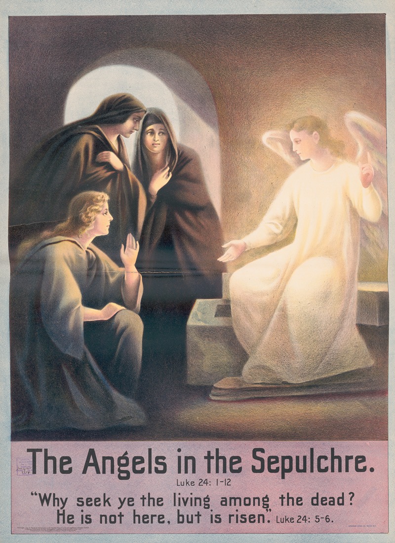 Stecher Litho. Co - The angels in the sepulchre