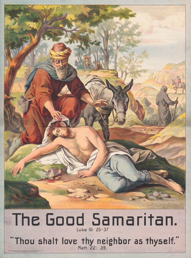 Stecher Litho. Co - The good Samaritan