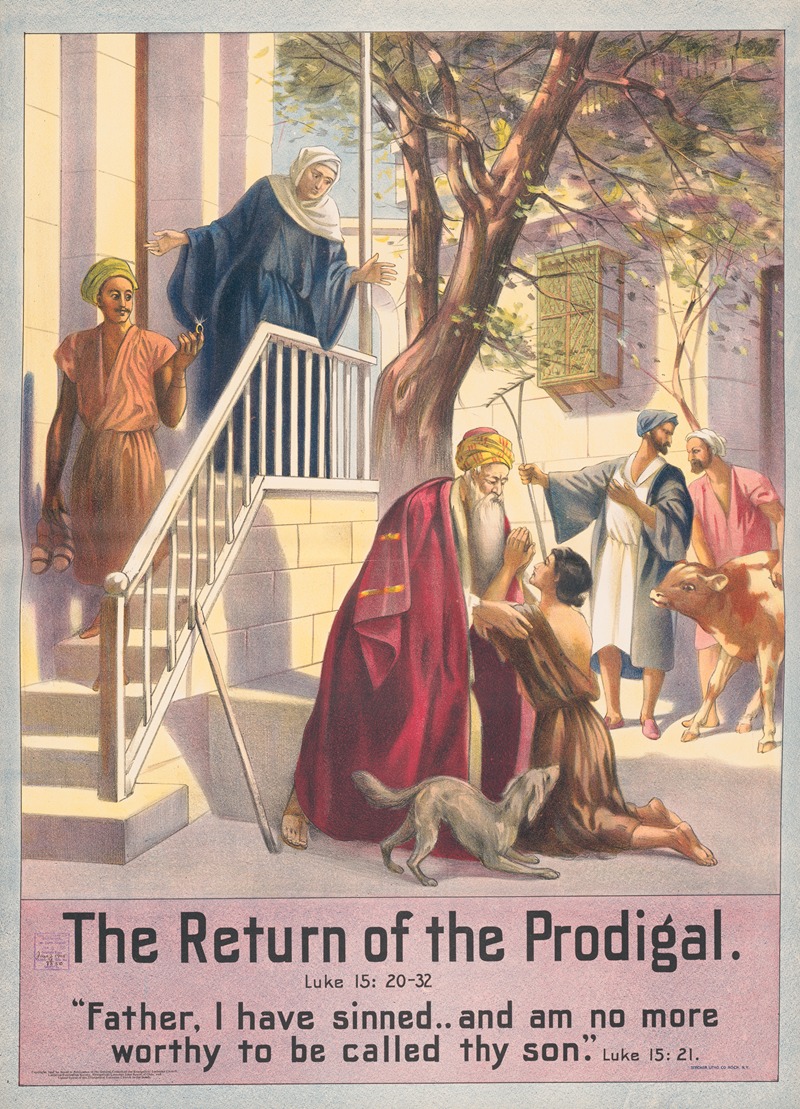 Stecher Litho. Co - The return of the prodigal