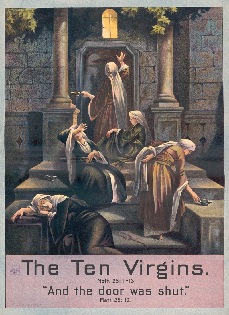 Stecher Litho. Co - The ten virgins