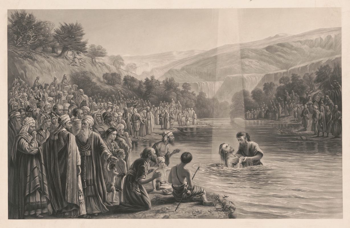 S. Goodwyn Lewis - John the Baptist baptising Jesus
