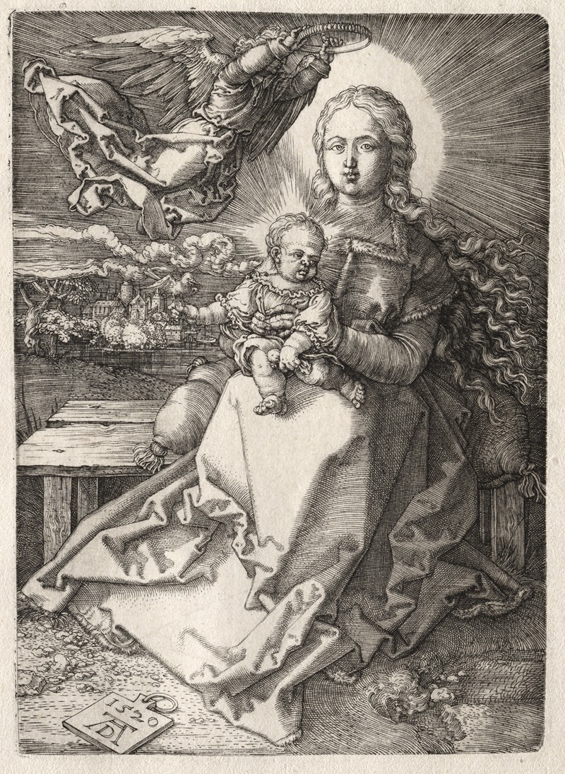 Albrecht Dürer - Virgin Crowned by an Angel