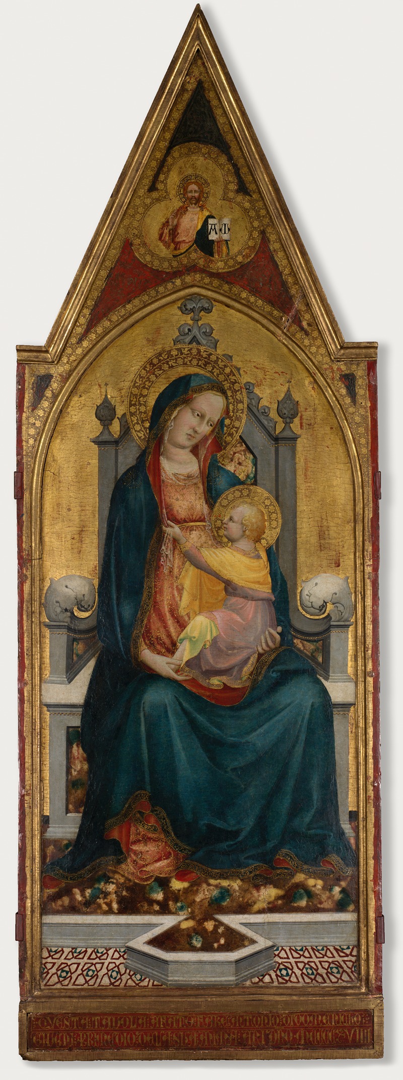 Battista di Biagio Sanguigni - Virgin and Child Enthroned