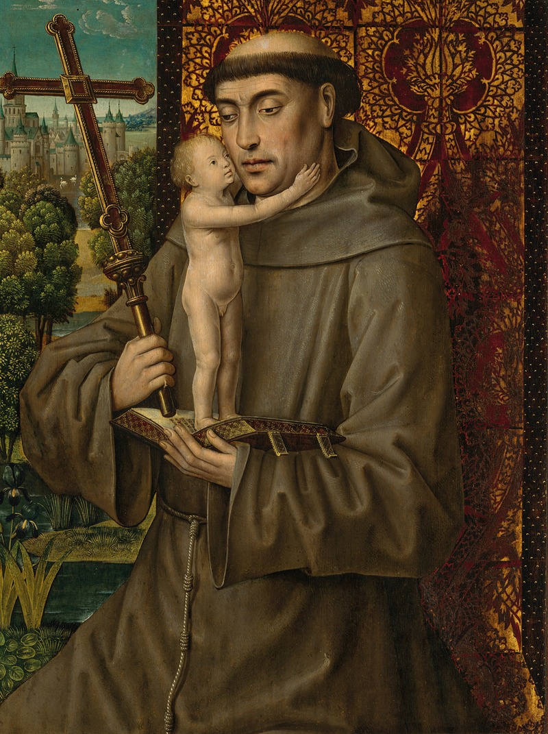 Master Of The Legend Of Saint Lucy - Saint Anthony of Padua with the Infant Christ