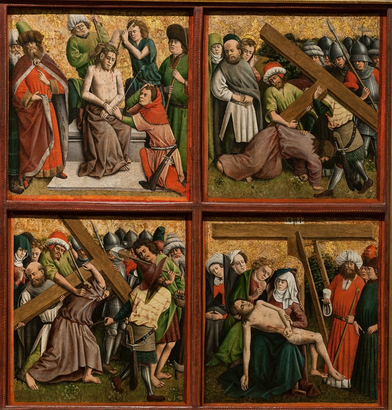 Master of the Schlägl Altarpiece - Altarpiece with The Passion of Christ