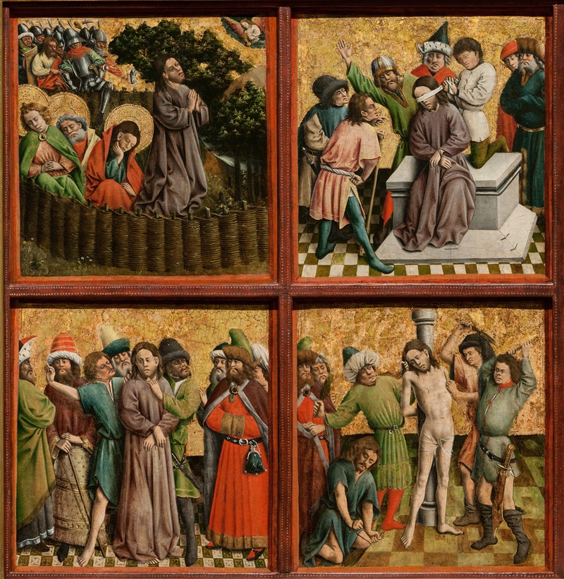 Master of the Schlägl Altarpiece - Altarpiece with The Passion of Christ