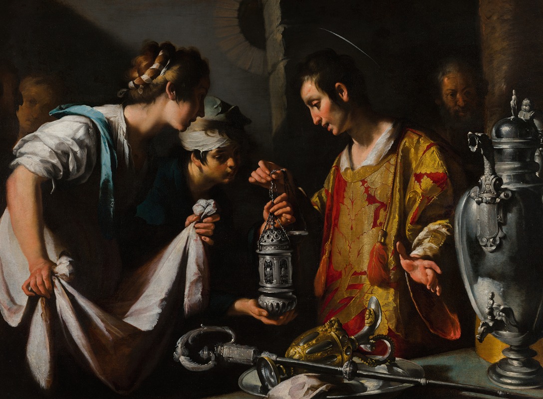 Bernardo Strozzi - St. Lawrence Distributing the Riches of the Church