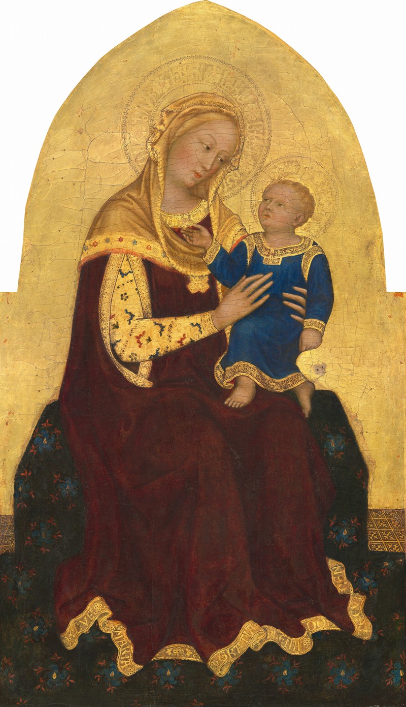 Gentile da Fabriano - Madonna and Child Enthroned