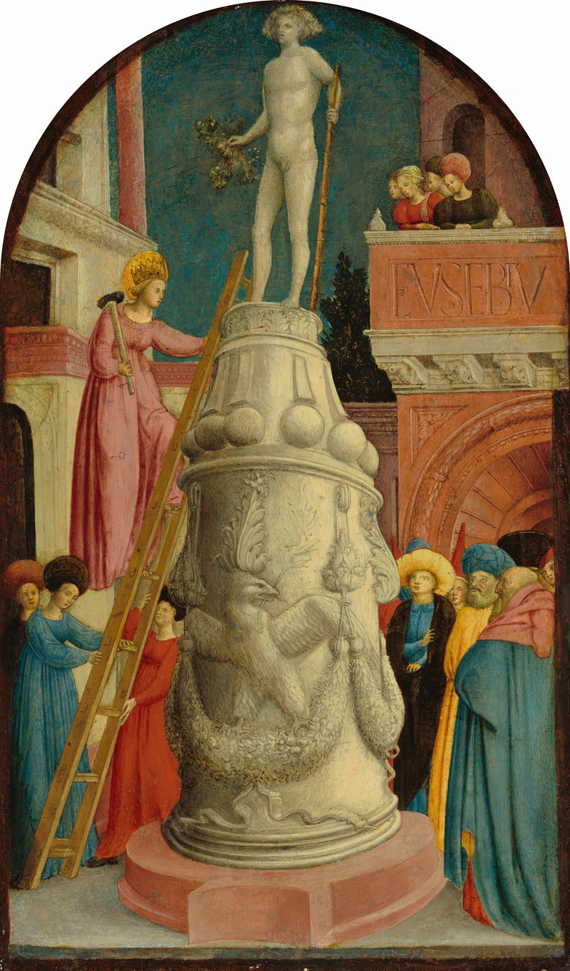 Giovanni d'Alemagna - Saint Apollonia Destroys a Pagan Idol