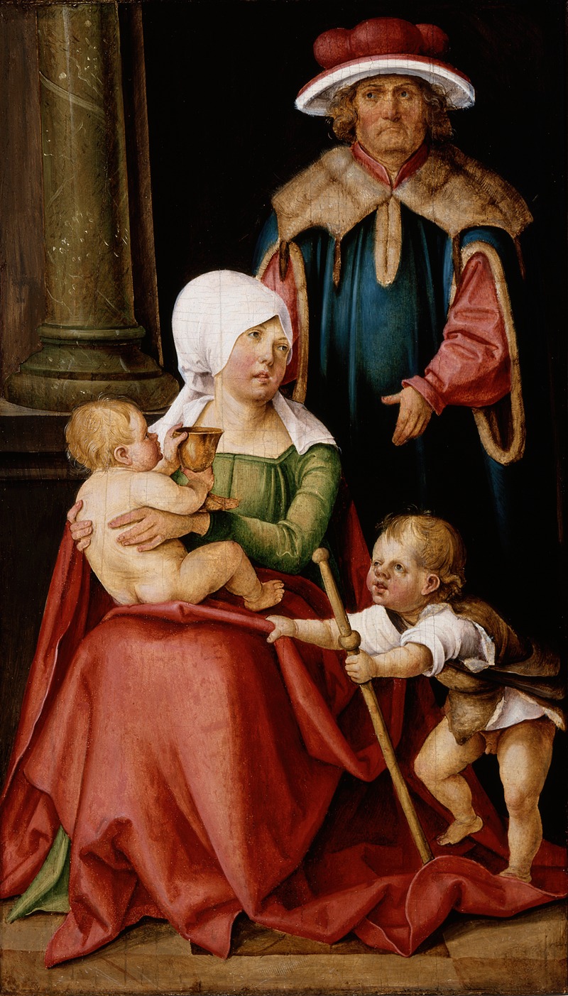 Hans von Kulmbach - Mary Salome and Zebedee with their Sons James the Greater and John the Evangelist