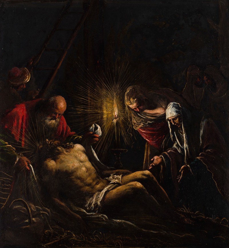 Jacopo Bassano - Lamentation by Candlelight