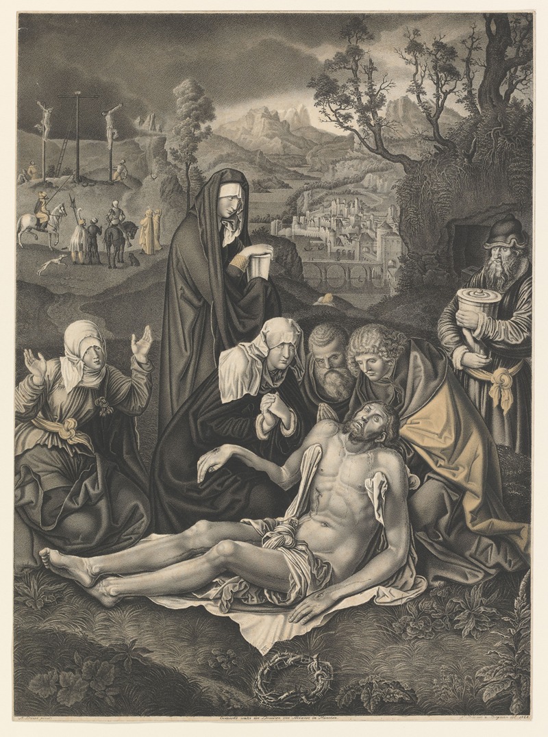 Johann Nepomuk Strixner - Lamentation of Christ