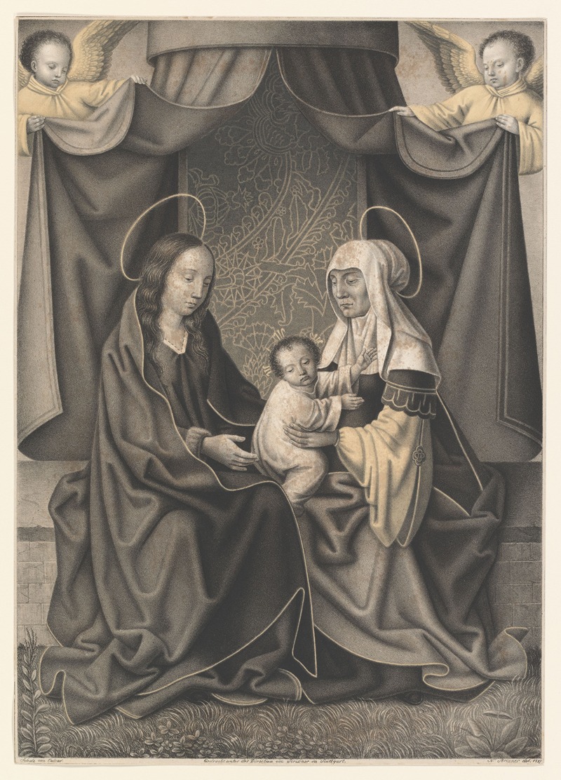 Johann Nepomuk Strixner - Mary and Anna with the Christ Child