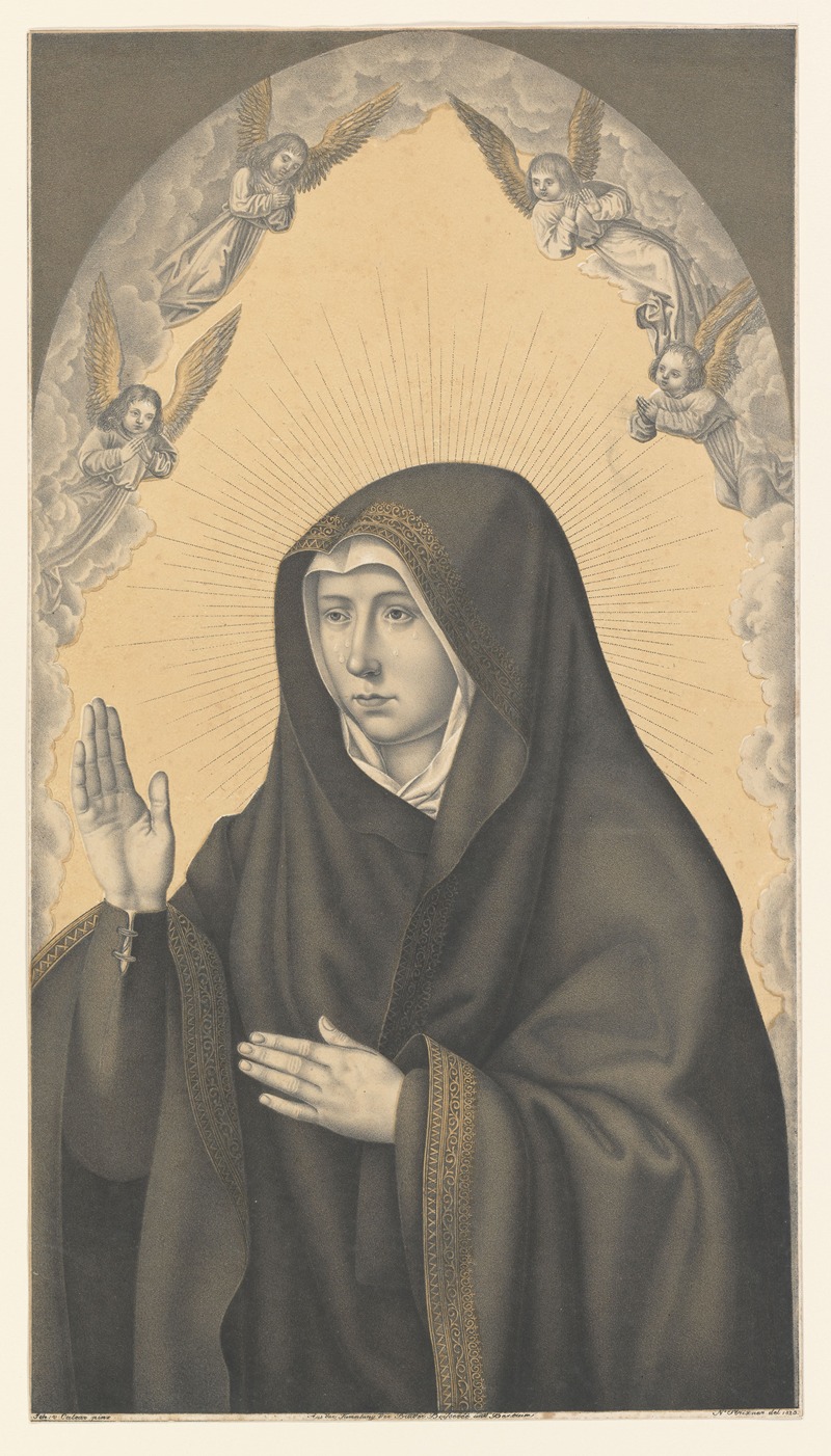 Johann Nepomuk Strixner - Mary as Mater dolorosa