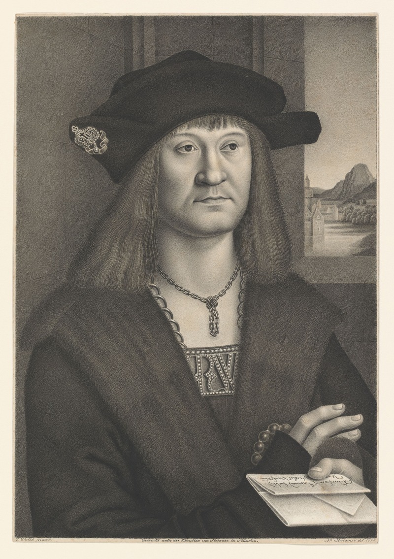 Johann Nepomuk Strixner - Portrait of Hieronymus Haller von Hallerstein