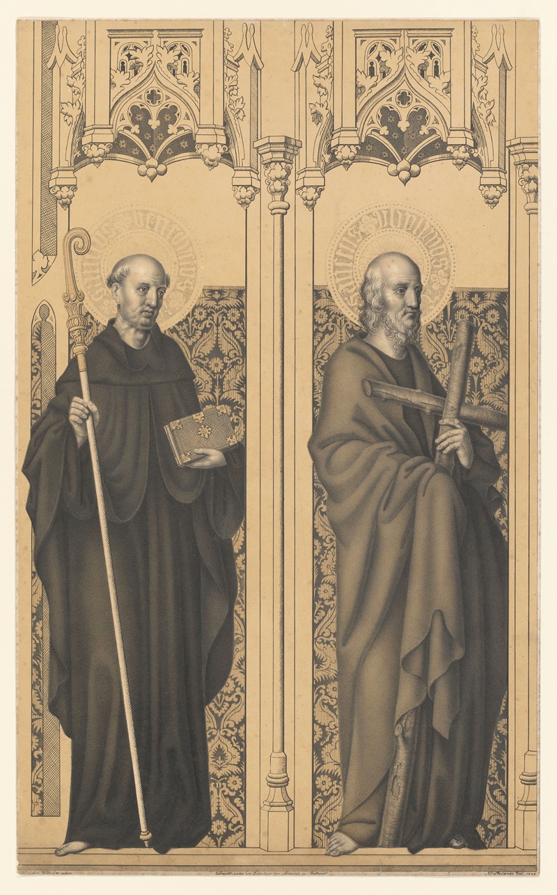 Johann Nepomuk Strixner - Saint Benedict and Philip