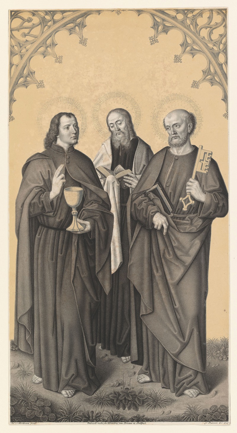 Johann Nepomuk Strixner - Saint John, Matthew and Peter