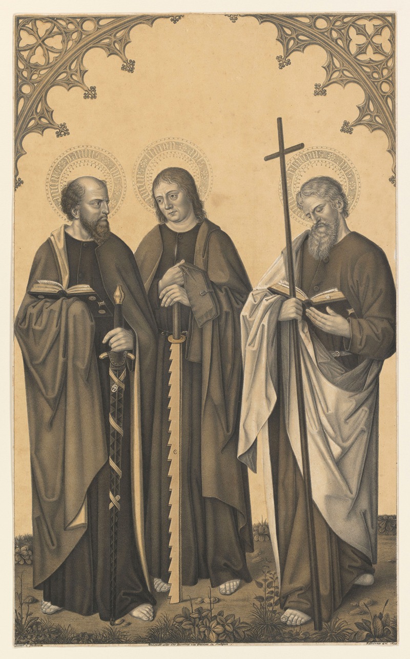 Johann Nepomuk Strixner - Saint Paul, Simon and Philip