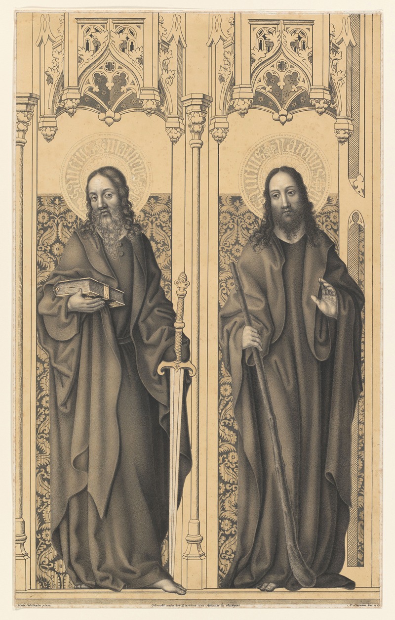 Johann Nepomuk Strixner - Saints Matthew and James