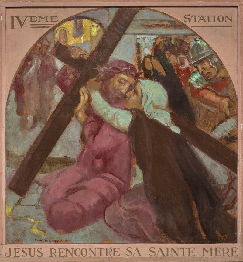 Maurice Denis - Jésus rencontre sa Sainte Mère