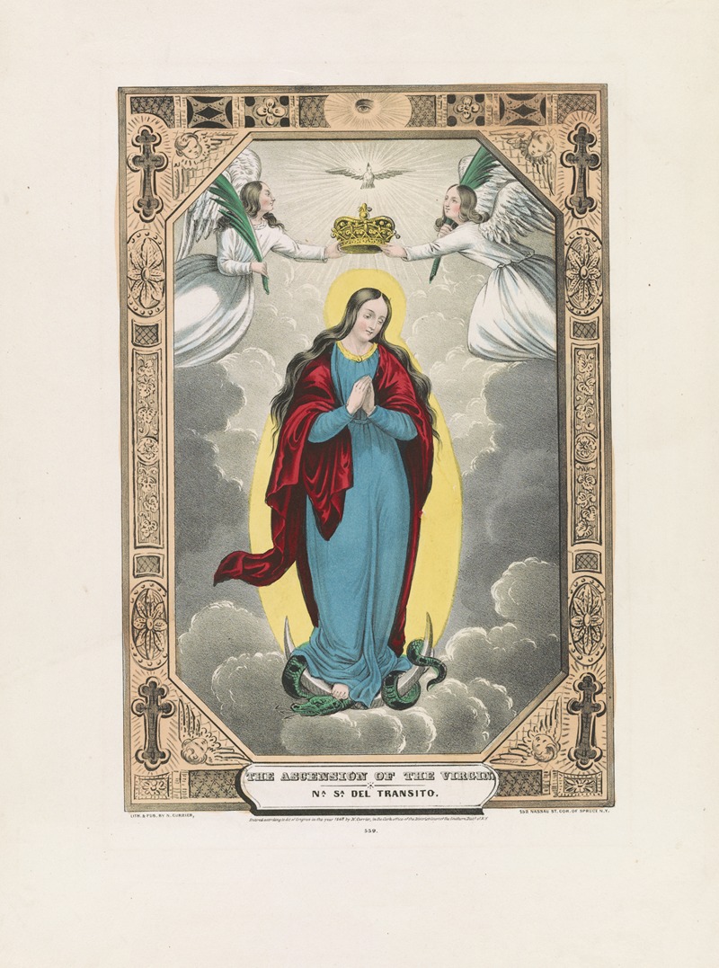 Currier & Ives. - Ascension of the virgin