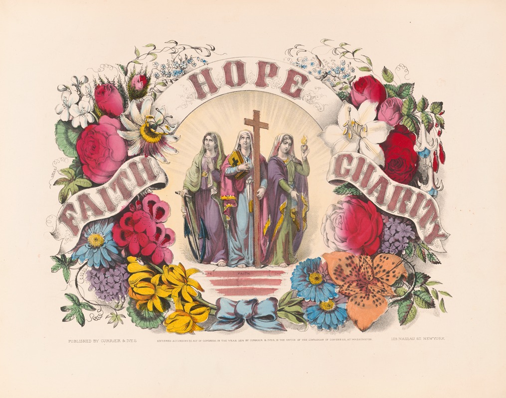 Currier & Ives. - Faith Hope Charity