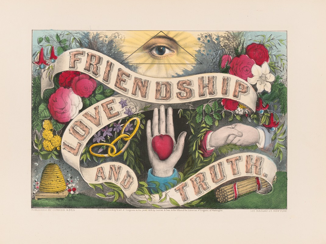 Currier & Ives. - Friendship love and truth