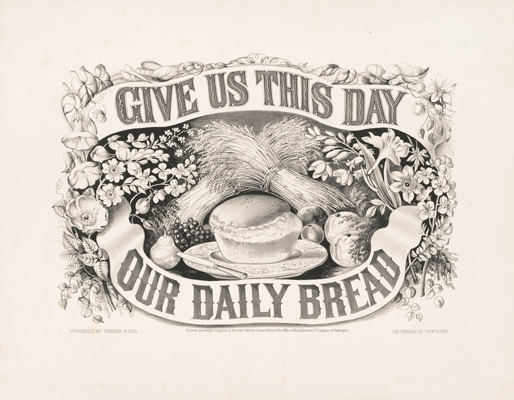 Currier & Ives. - Give us this day our daily bread