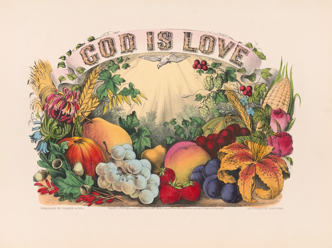 Currier & Ives. - God is love