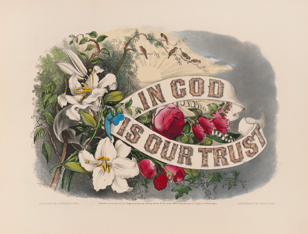 Currier & Ives. - In God is our trust