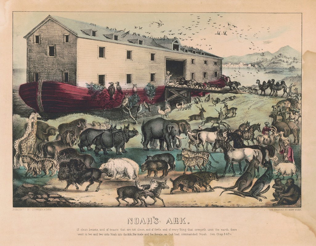 Currier & Ives. - Noah’s ark