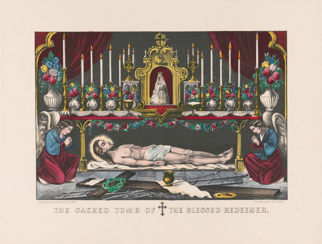 Currier & Ives. - The sacred tomb of the blessed redeemer