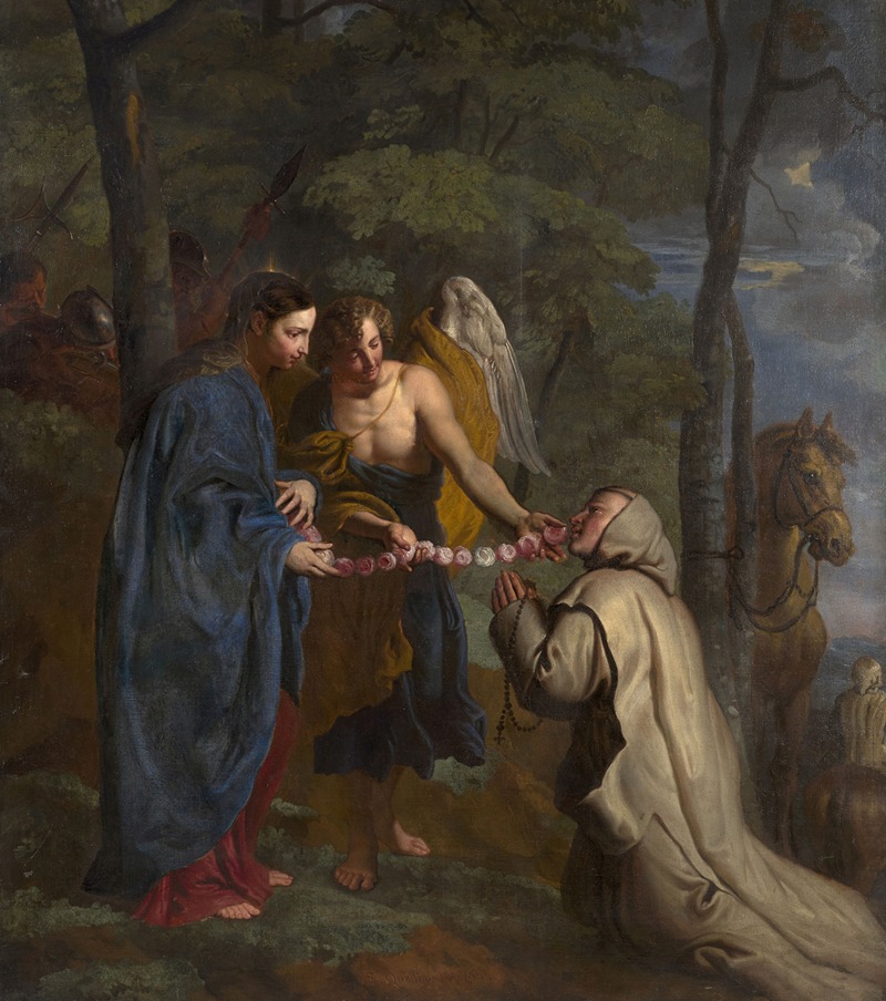 Erasmus Quellinus - The Virgin saving a Carthusian monk from an ambush