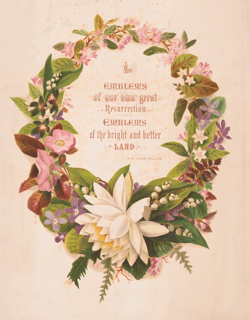 Louis Prang & Co. - Wreath no. 5