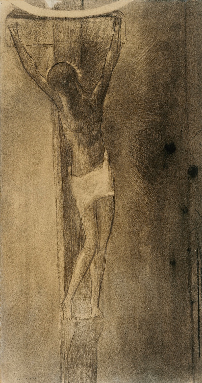 Odilon Redon - Crucifixion