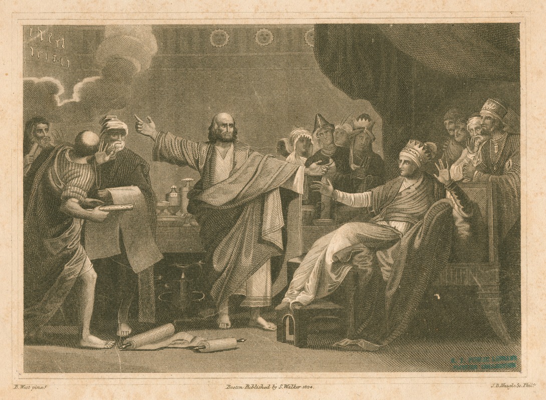 Benjamin West - Belshazzar’s impious feast