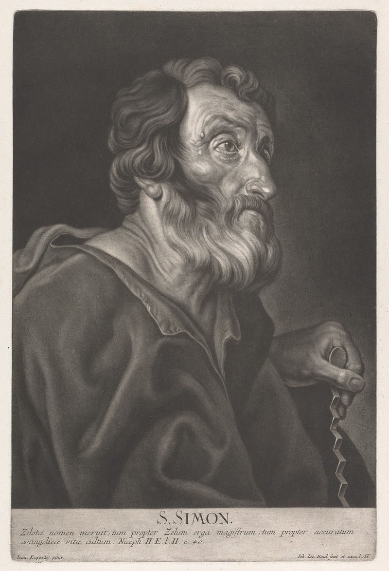 Johann Kupezky - Saint Simon