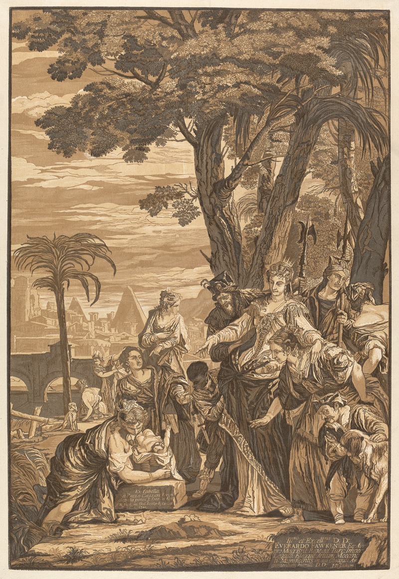 John Baptist Jackson - The Finding of Moses (after Paola Veronese)