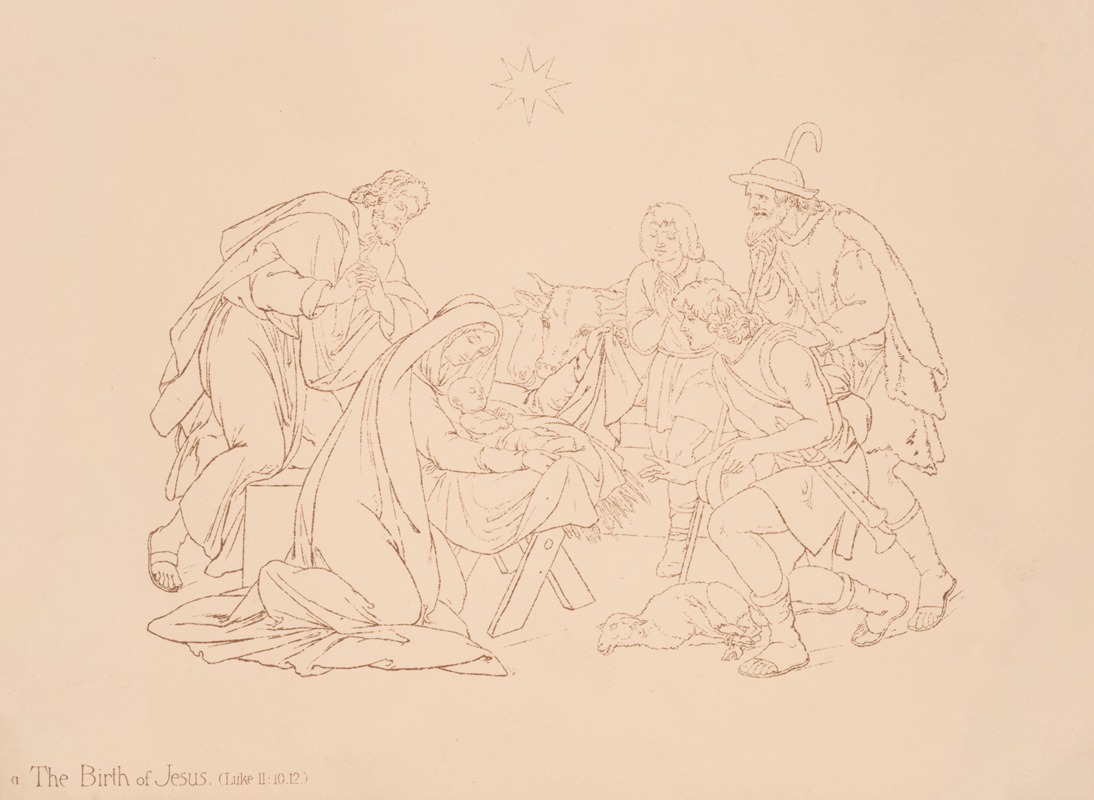 Louis Prang & Co. - The birth of Jesus (Luke II;10.12)