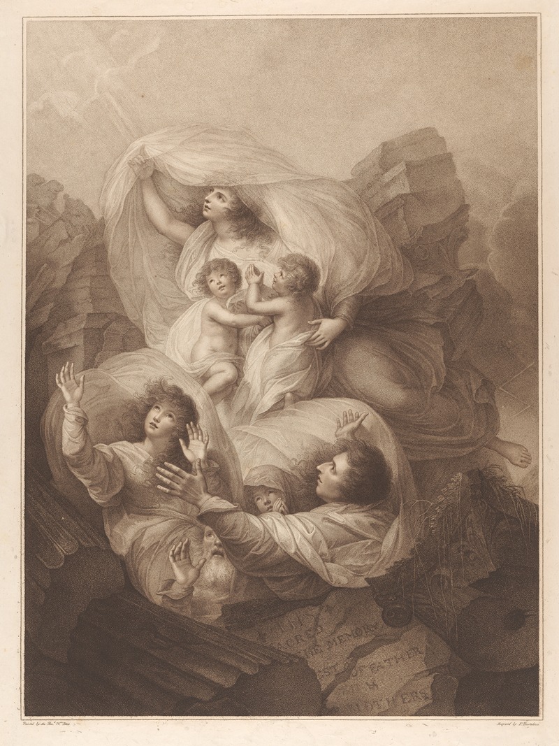 Matthew William Peters - The Resurrection of a Pious Family From Their Tomb at the Last Day