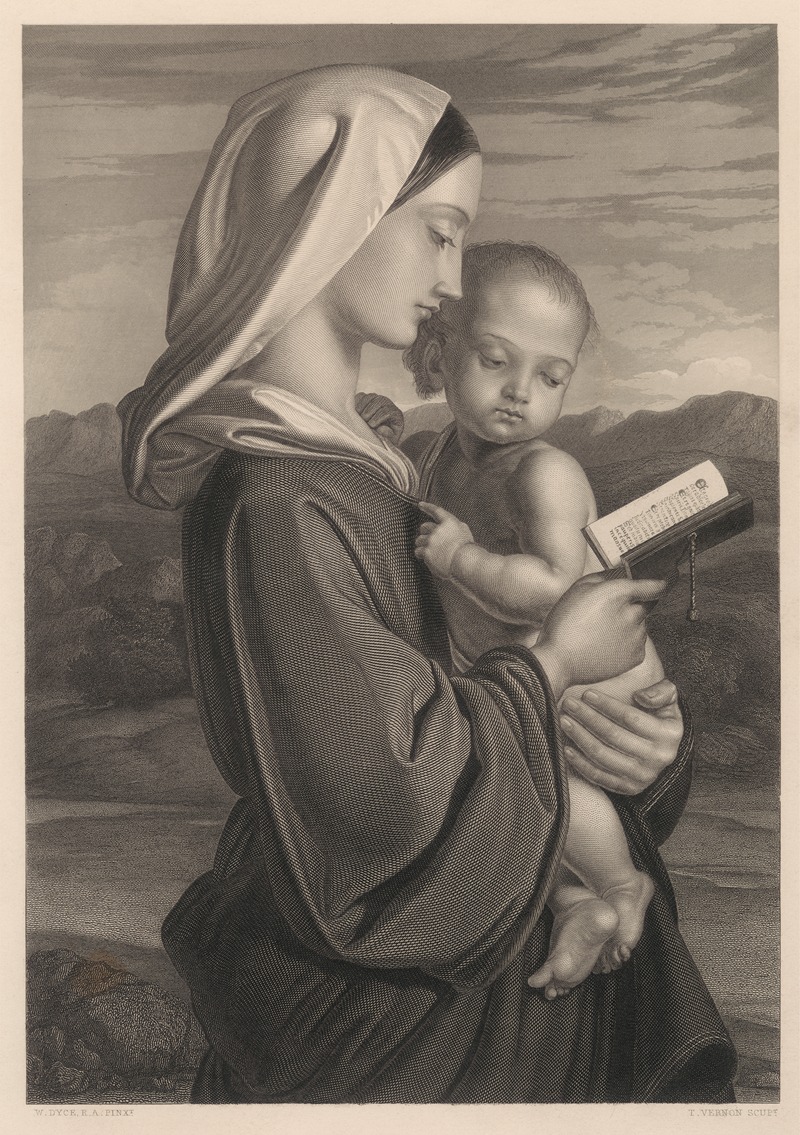 William Dyce - The Virgin Mother