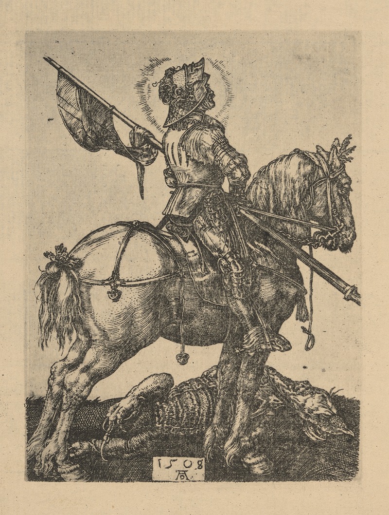 Albrecht Dürer - St. George and the dragon.