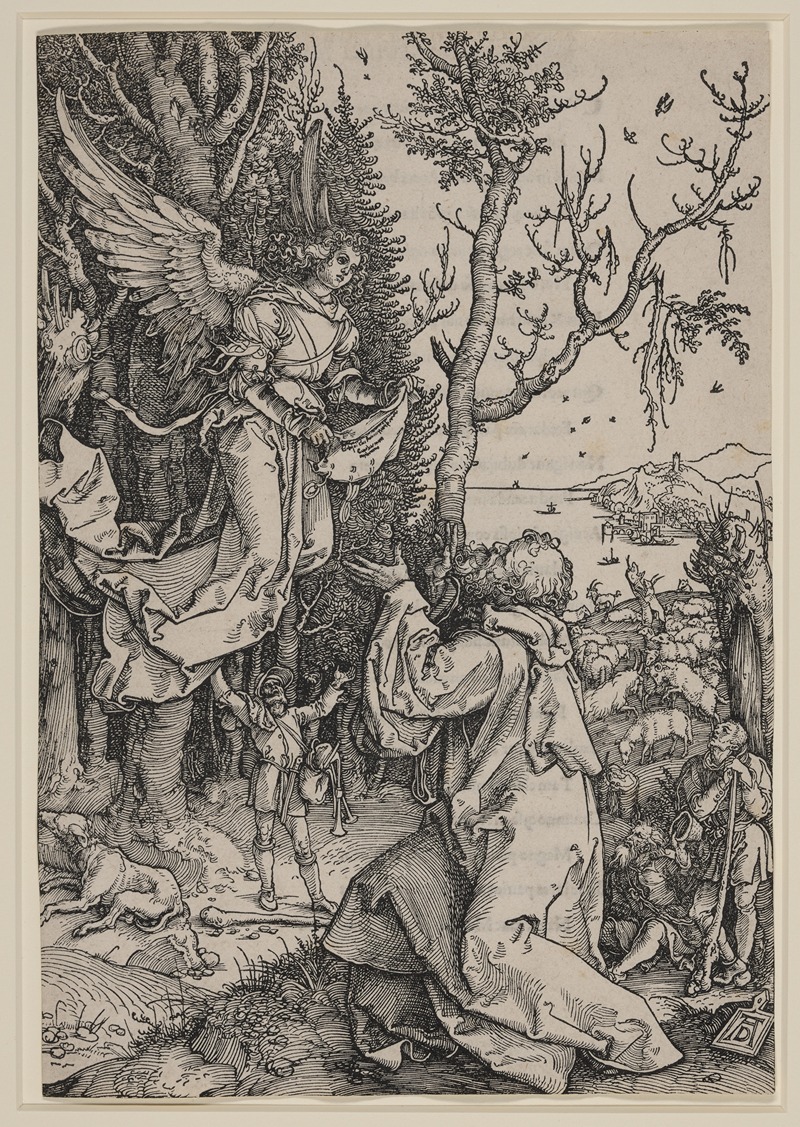 Albrecht Dürer - The angel appearing to Joachim