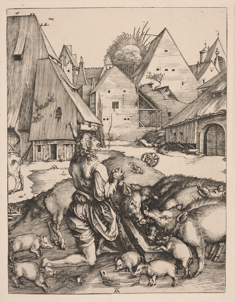 Albrecht Dürer - The prodigal son.