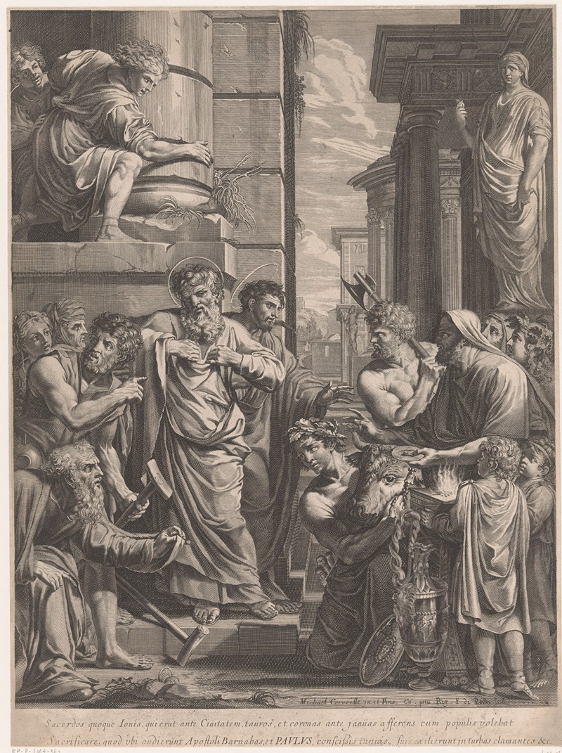 Francois de Poilly - Paul and Barnabas at Lystra