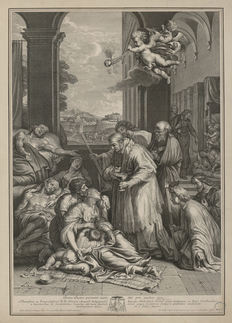 Francois de Poilly - Saint Charles Borromeo administering communion to the plague victims of Milan