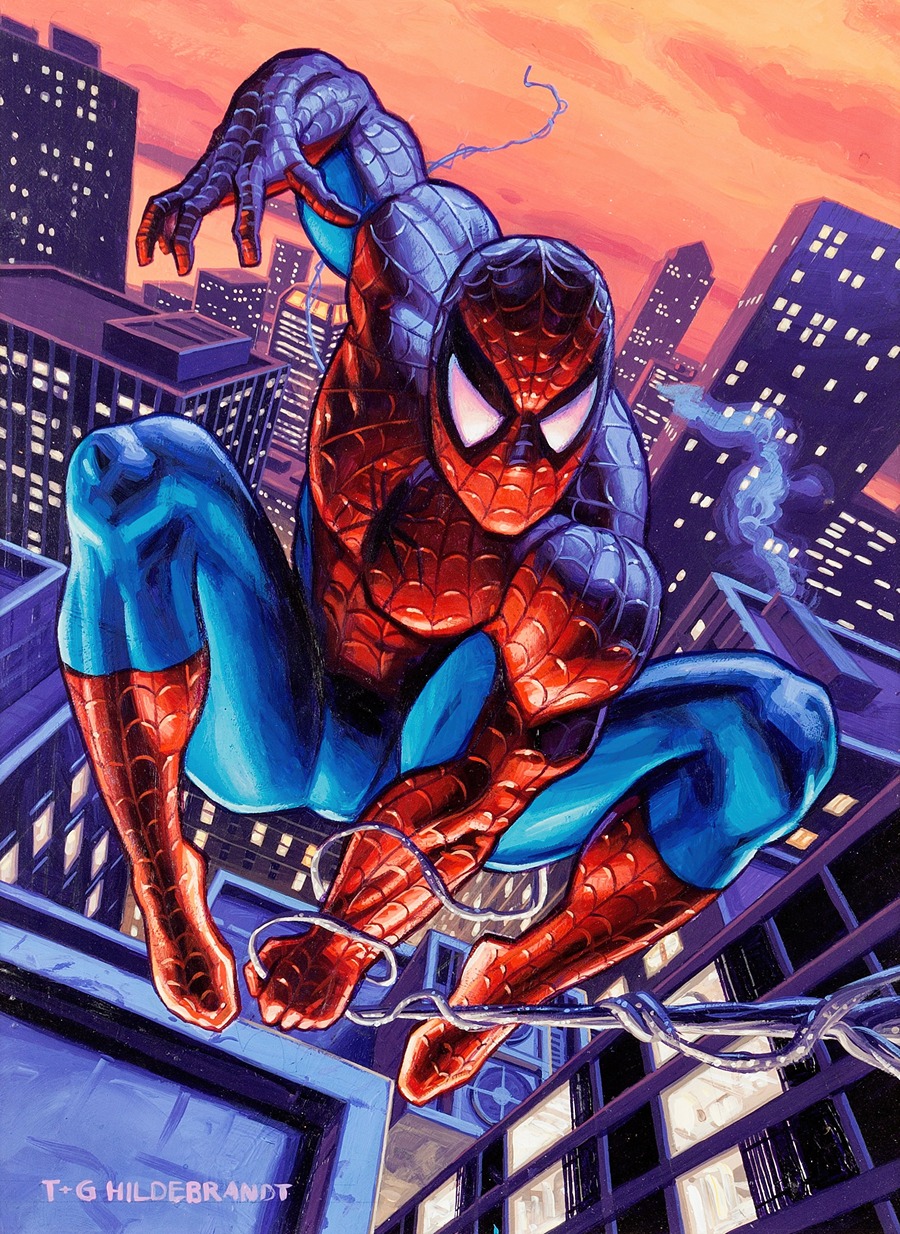 Spider-Man by Greg and Tim Hildebrandt - Artvee