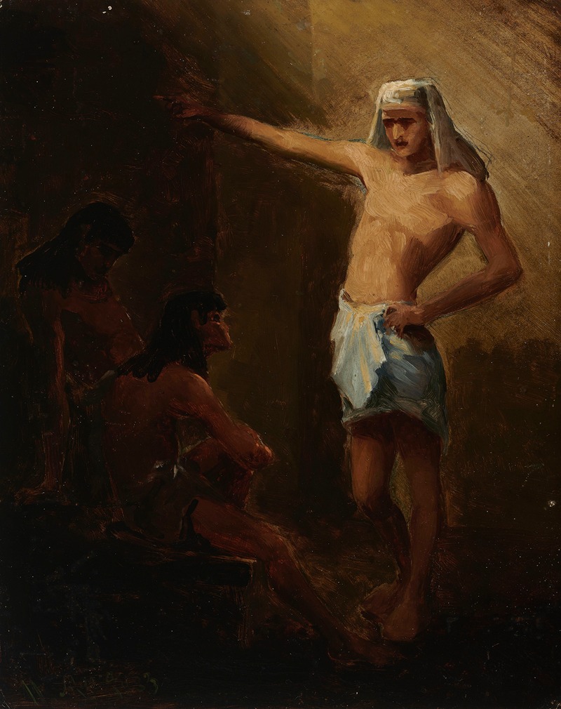 Anna Bilińska-Bohdanowicz - Joseph Interprets Prisoners’ Dreams in Egyptian Slavery